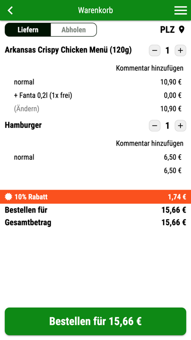 Pizza Service Bad Bramstedt Screenshot