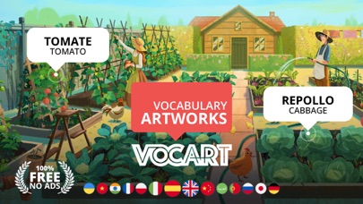 VocArt - 言語の語彙のおすすめ画像1
