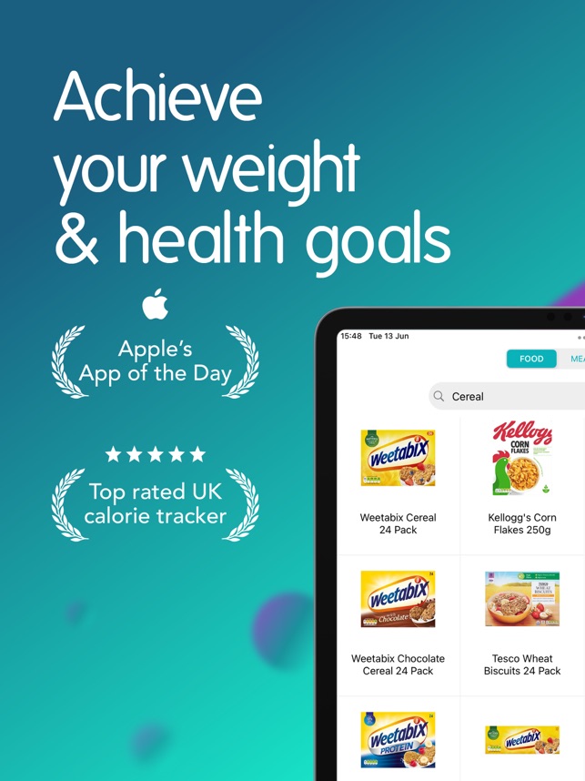 Apple health calorie counter top