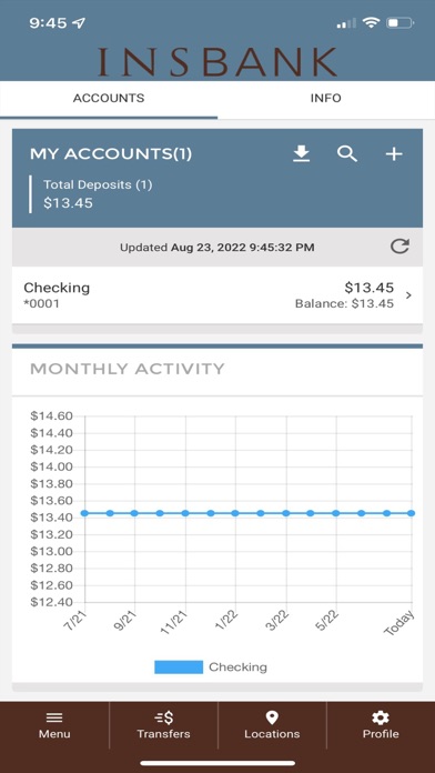 INSBANK - Mobile Banking Screenshot