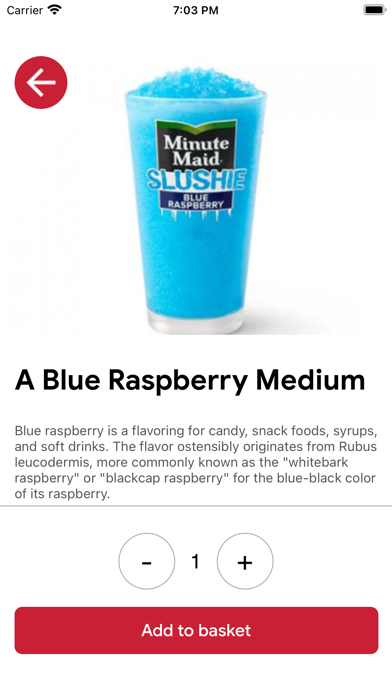 Foodmine Ordering Screenshot