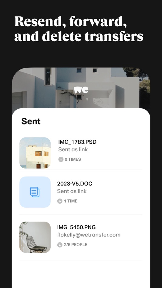#7. WeTransfer: Transfer Files (iOS) 由: WeTransfer BV
