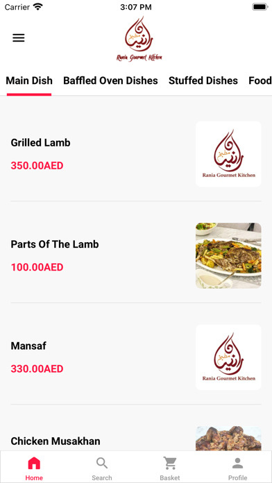 Rania gourmet kitchen Screenshot