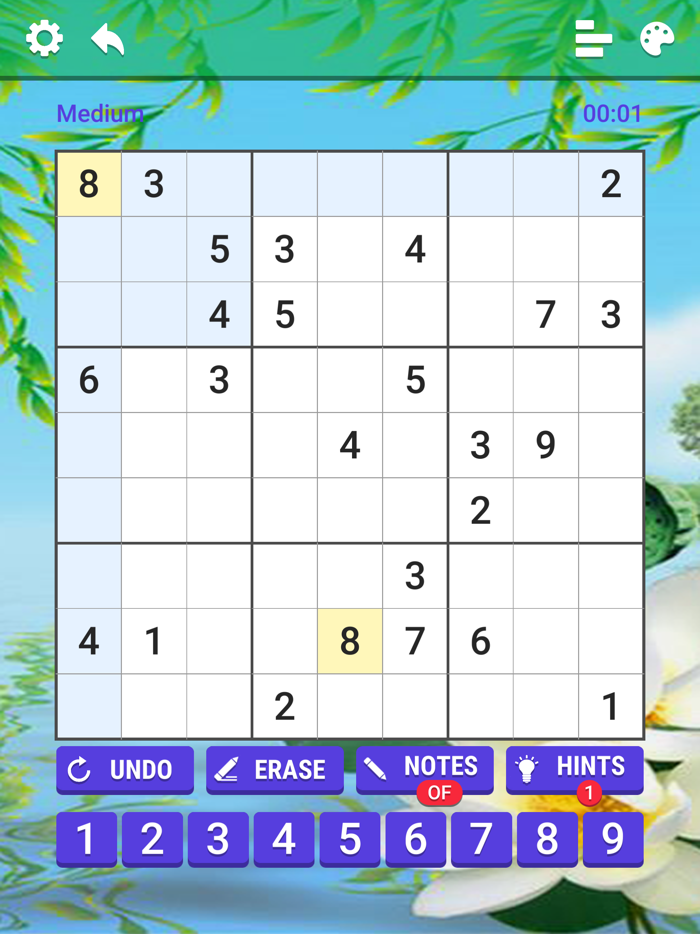 Classic Sudoku - Brain Puzzle