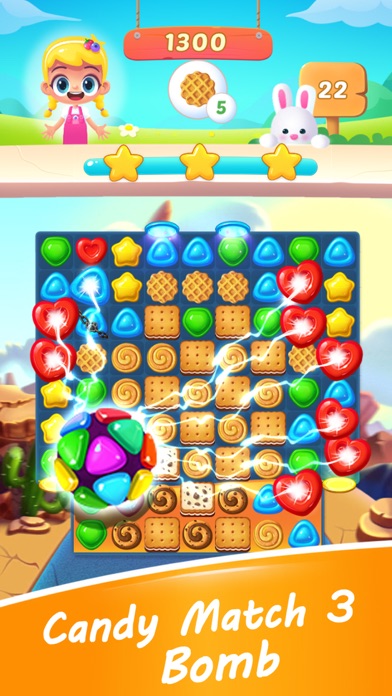 Candy Bomb Match 3 Games Screenshot