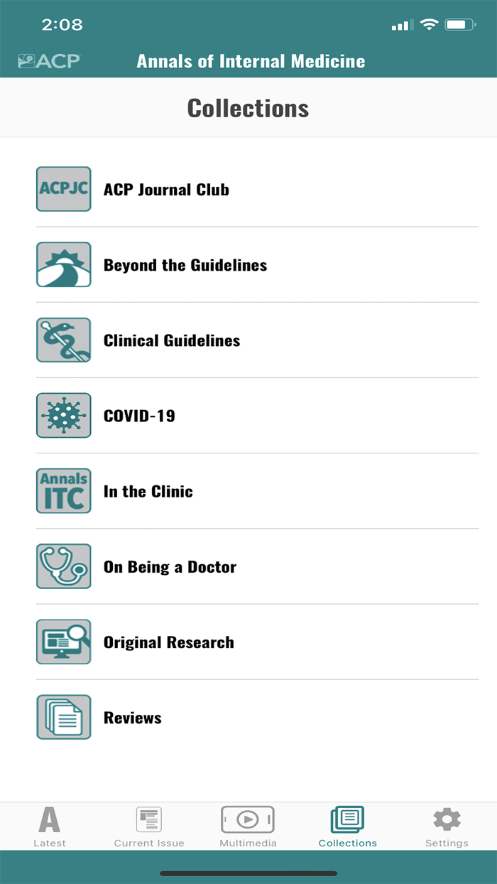 Annals of Internal Medicine