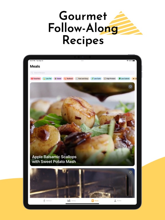 Exert Fitness: Health & Diet iPad screenshot 4 - Health & Fitness app