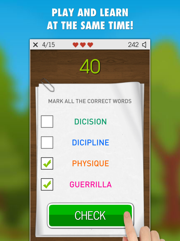 Screenshot #5 pour Spelling Master Game