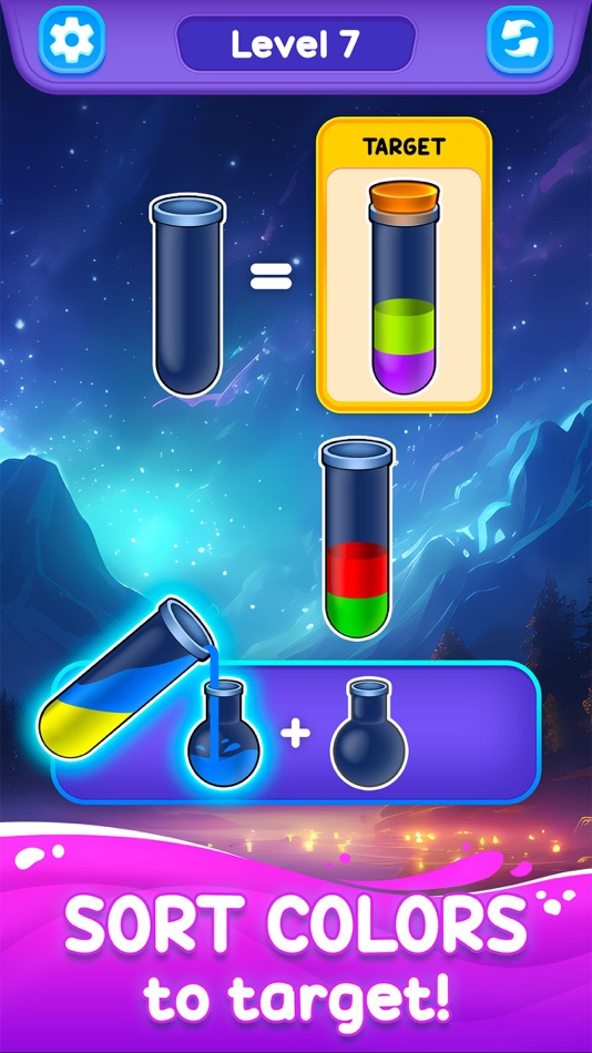 #1. Color Spark: Mix, Match & Sort (iOS) 由: Megarama Games Ltd