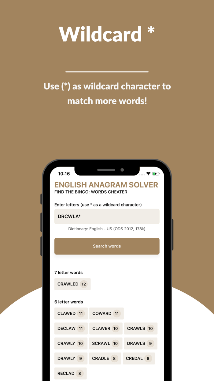 English Anagram Solver