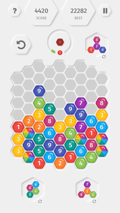 HexaMania 2 Puzzle Screenshot
