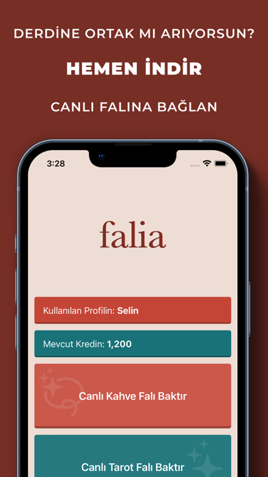 Falia - Canlı Gerçek Fal Screenshot