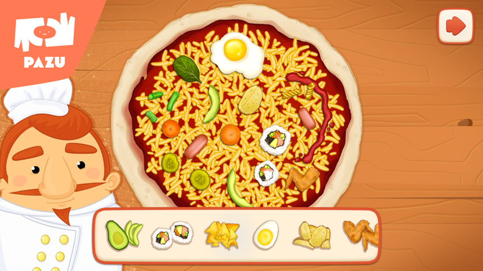 #6. Pizza maker cooking games (iOS) By: Pazu Games Ltd