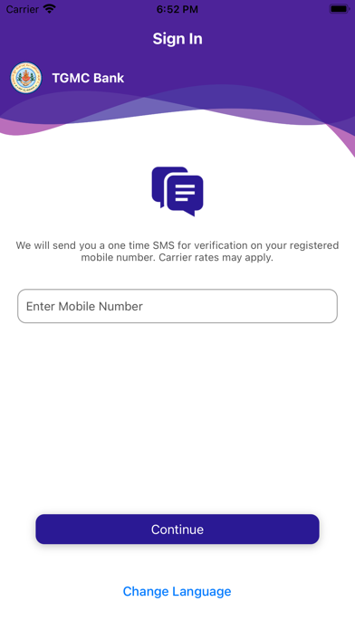 TGMCB Positive Pay Screenshot