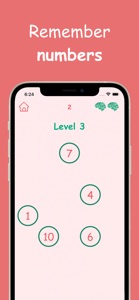 Remember Flow - Brain test screenshot #3 for iPhone