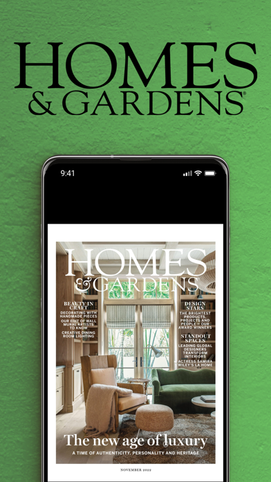 Homes and Gardens Magazine NA Screenshot