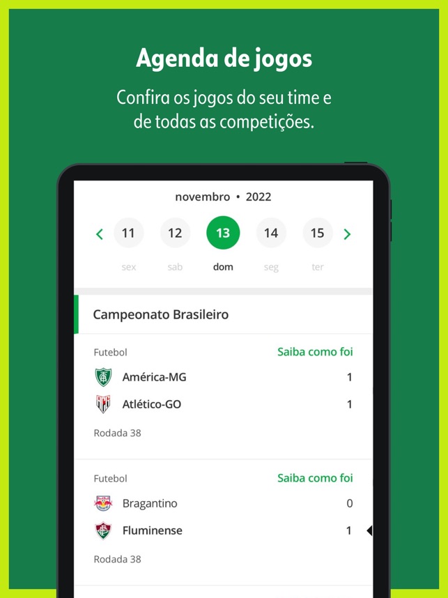 Aplicativo Placar GE: acompanhe os jogos e receba notificações no