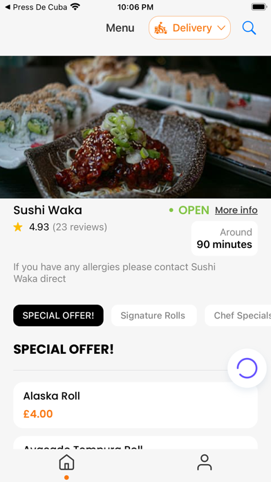 Sushi Waka Leeds Screenshot