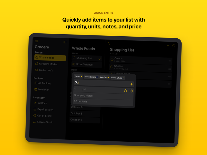 Grocery - Smart Shopping List