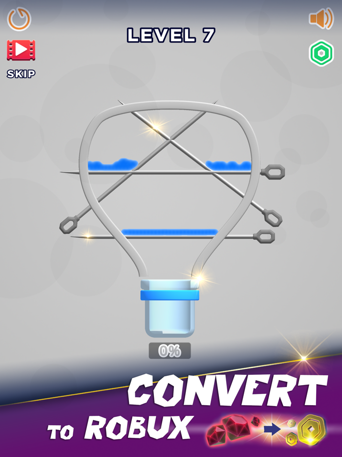 Robux Liquid Pin for Roblox