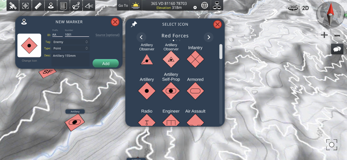 Achilleus 3D Tactical Map