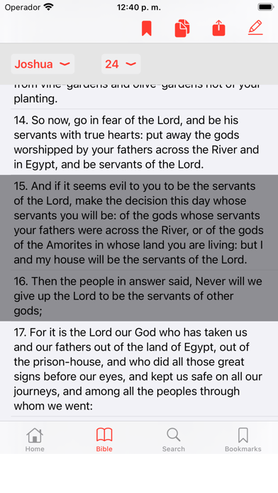 Bible in Basic English, BBE Screenshot