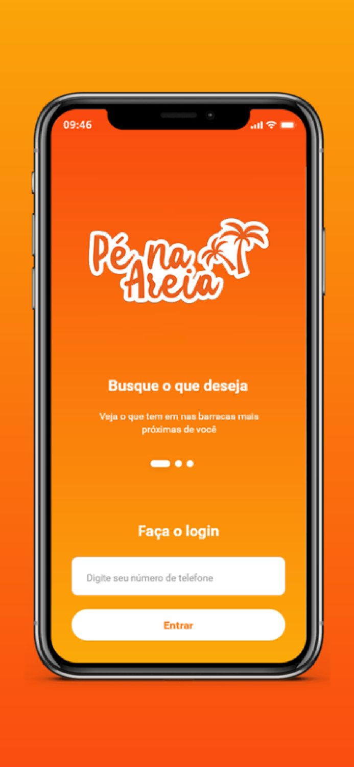 Pé na Areia App