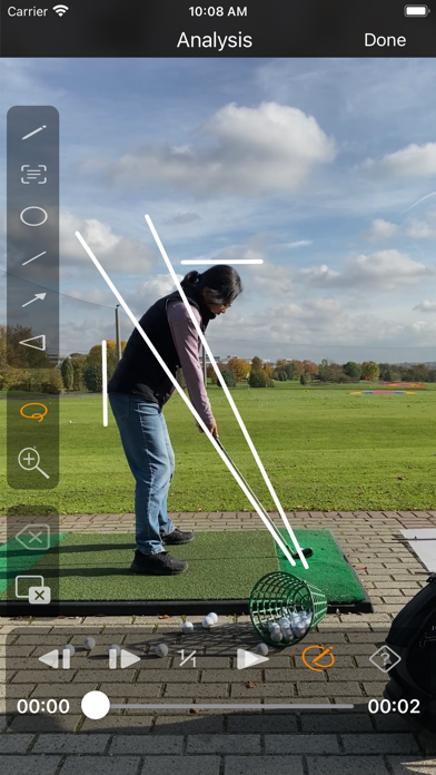 GolfRec - Golf Swing Analyzer Screenshot