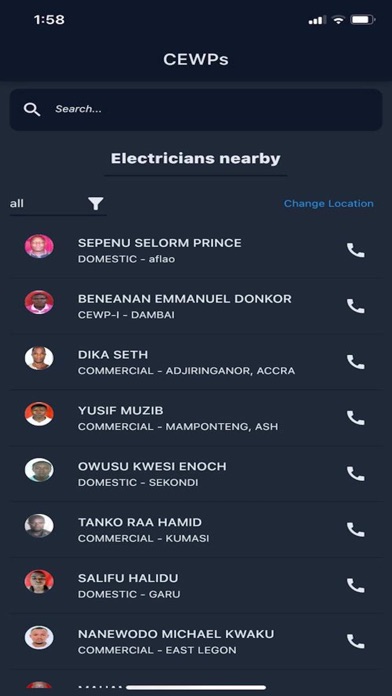 Certified Electricians GH Screenshot