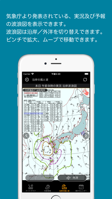 タイドと気象情報 - SurfTideX screenshot1