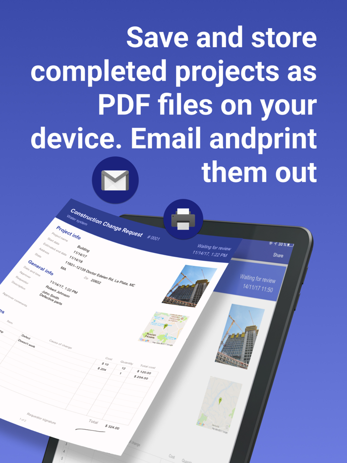 Construction Change Order App