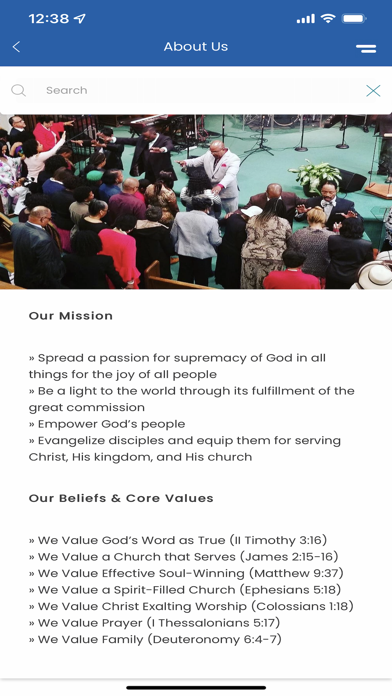 Greater Friendship MB Church Screenshot