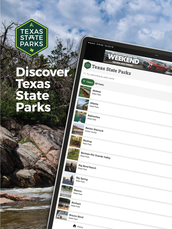 Screenshot #4 pour Texas State Parks Guide