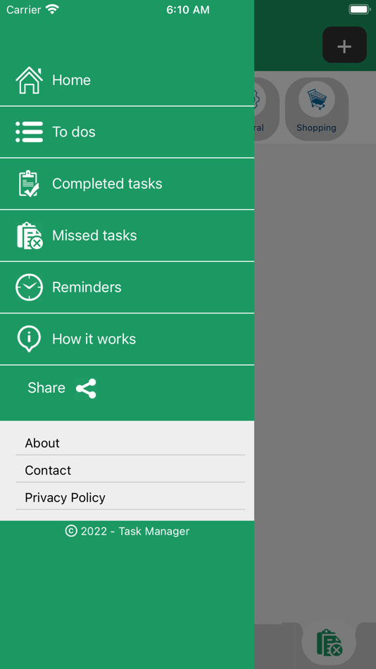 #1. Just Task Manager (iOS) Podle: Afamefuna Nnaji