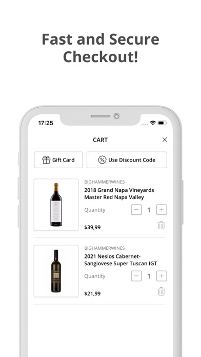 Big Hammer Wines Screenshot