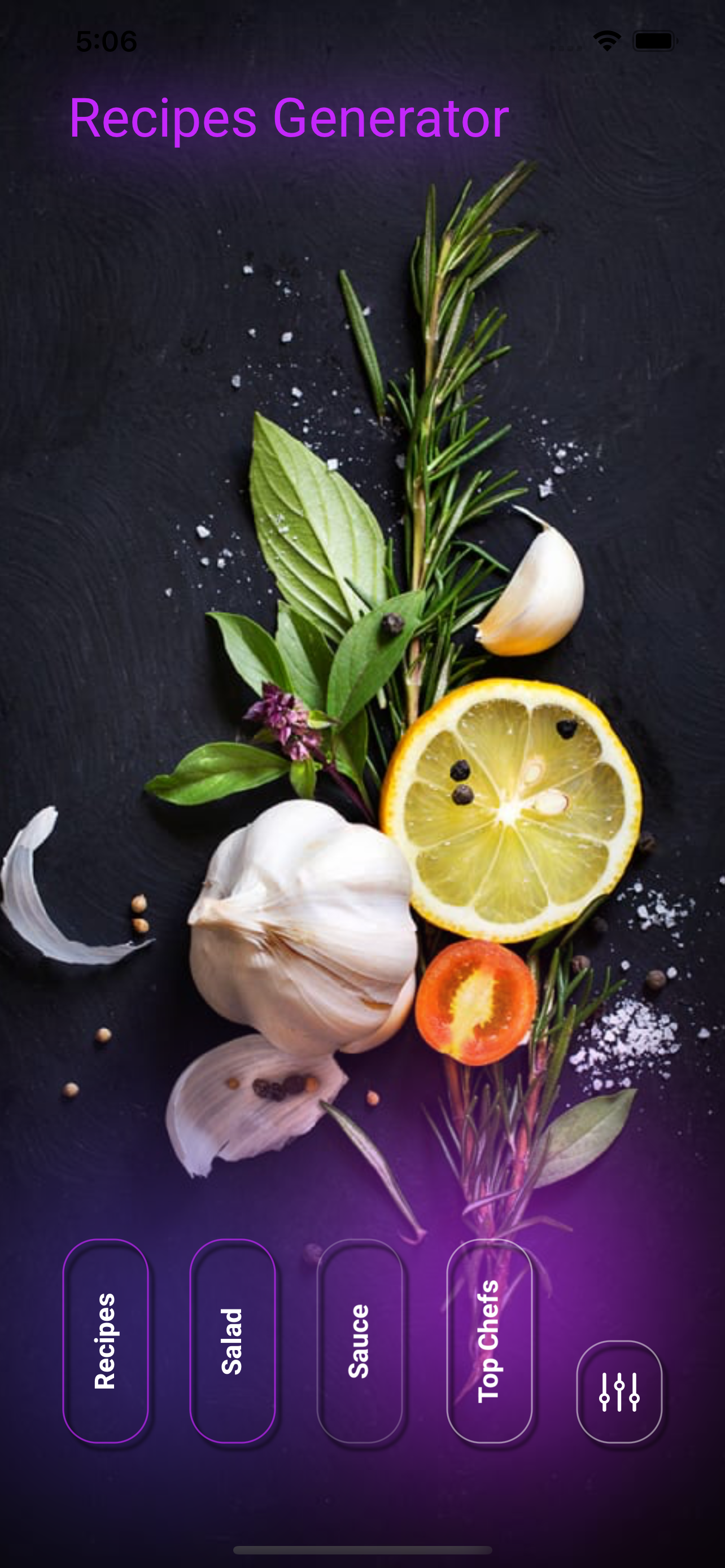 Recipes generator