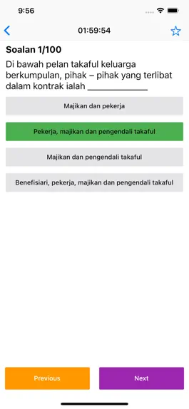 Game screenshot TBE Takaful Basic Examination apk