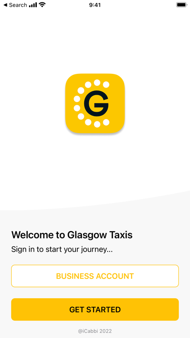Glasgow Taxis. Screenshot