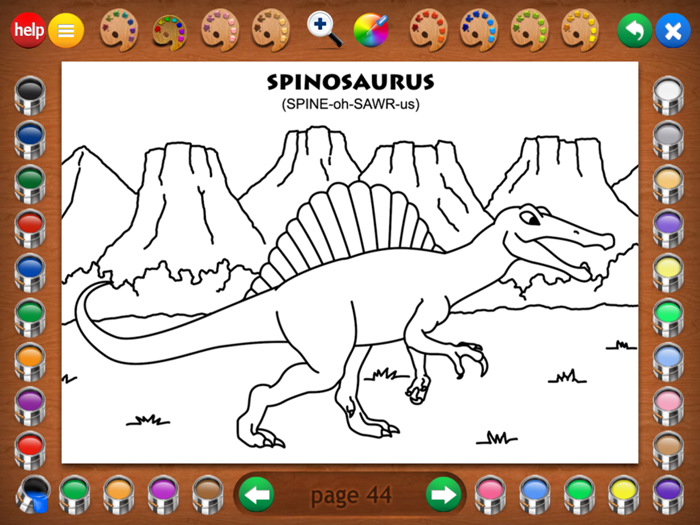 Coloring Book 2 Dinosaurs
