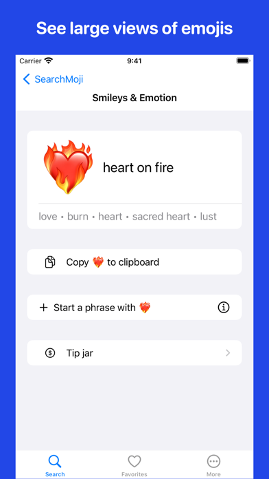 SearchMoji: Emoji Search App Screenshot