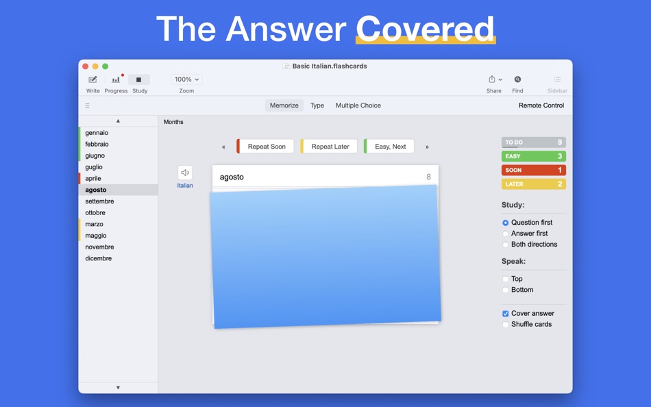 #7. Flashcard Hero (macOS) โดย: Kitestack Software