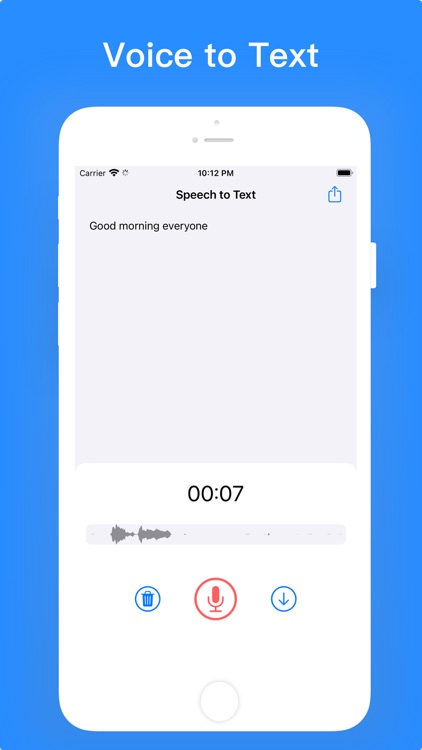 Voice to text - Voice recorder