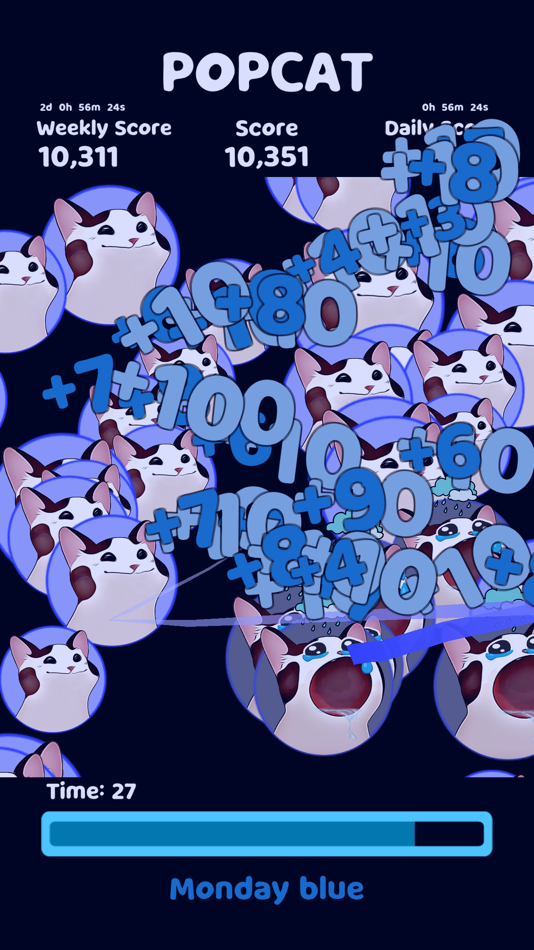 #2. PopCat Slash (iOS) 由: Kai Yan Lee