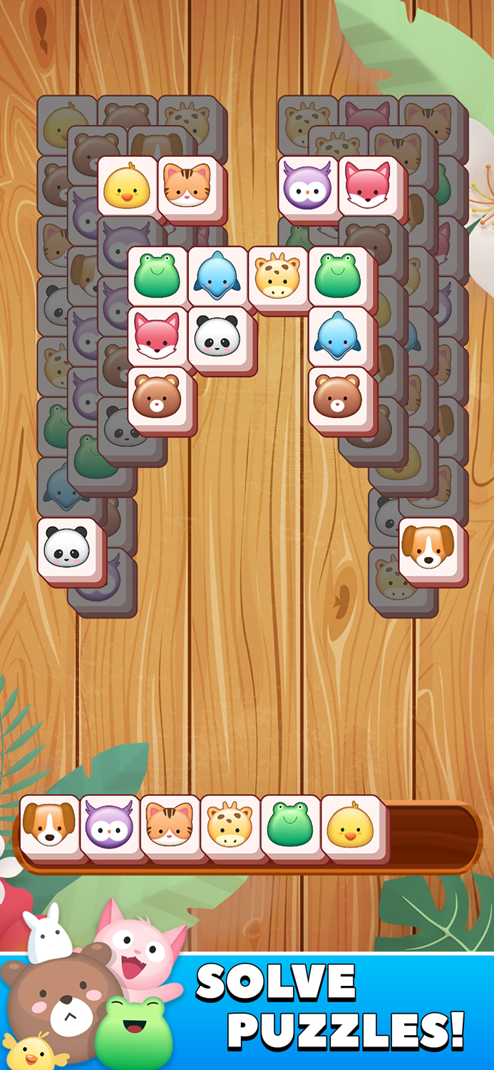 Match Triple Tiles Animal