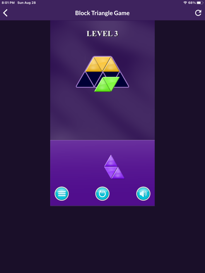 Triangle Block Puzzle Tangram