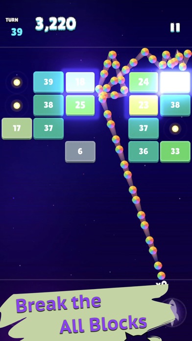 Cartoon Bricks Breaker Screenshot