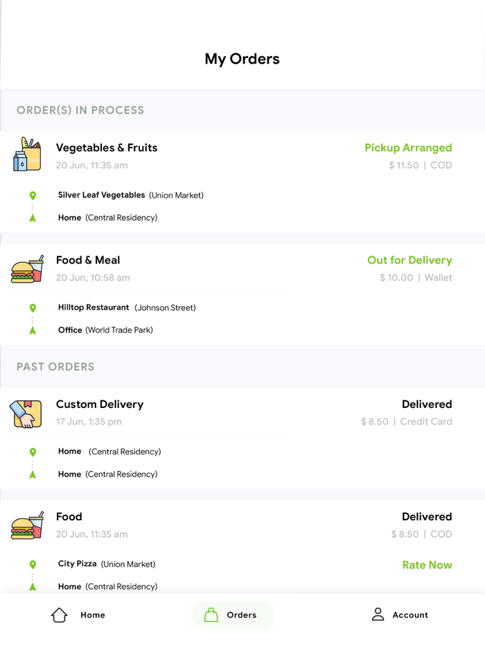 Kowazon Ordering and Delivery