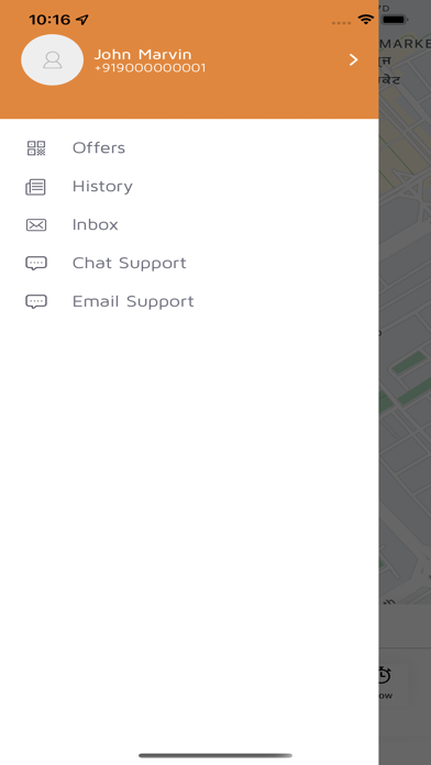 TRIP RIDESHARE RIDER Screenshot