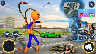 Superhero Games: Stickman Wars Screenshot