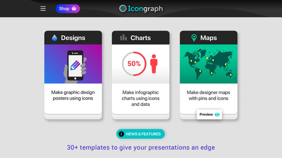 #7. Infographic Maker - Icongraph (iOS) 由: Frosby Designs Ltd.